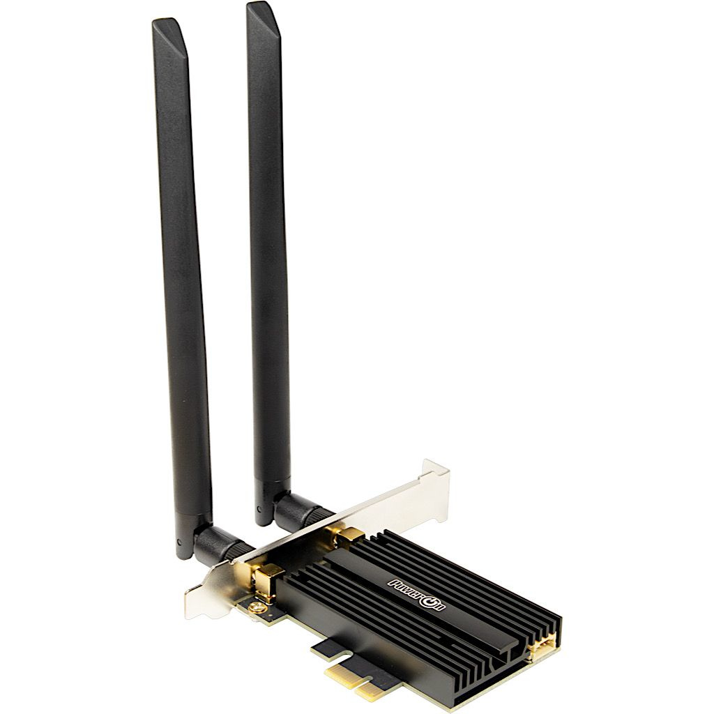 Inter-Tech DMG-36 - Netzwerkadapter - PCIe 2.0 - Bluetooth 5.2, 802.11ax (Wi-Fi 6E), Ansicht 3
