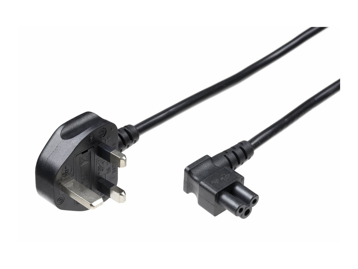 MicroConnect Stromkabel - BS 1363 (M) bis IEC 60320 C5 gewinkelt, Ansicht 2