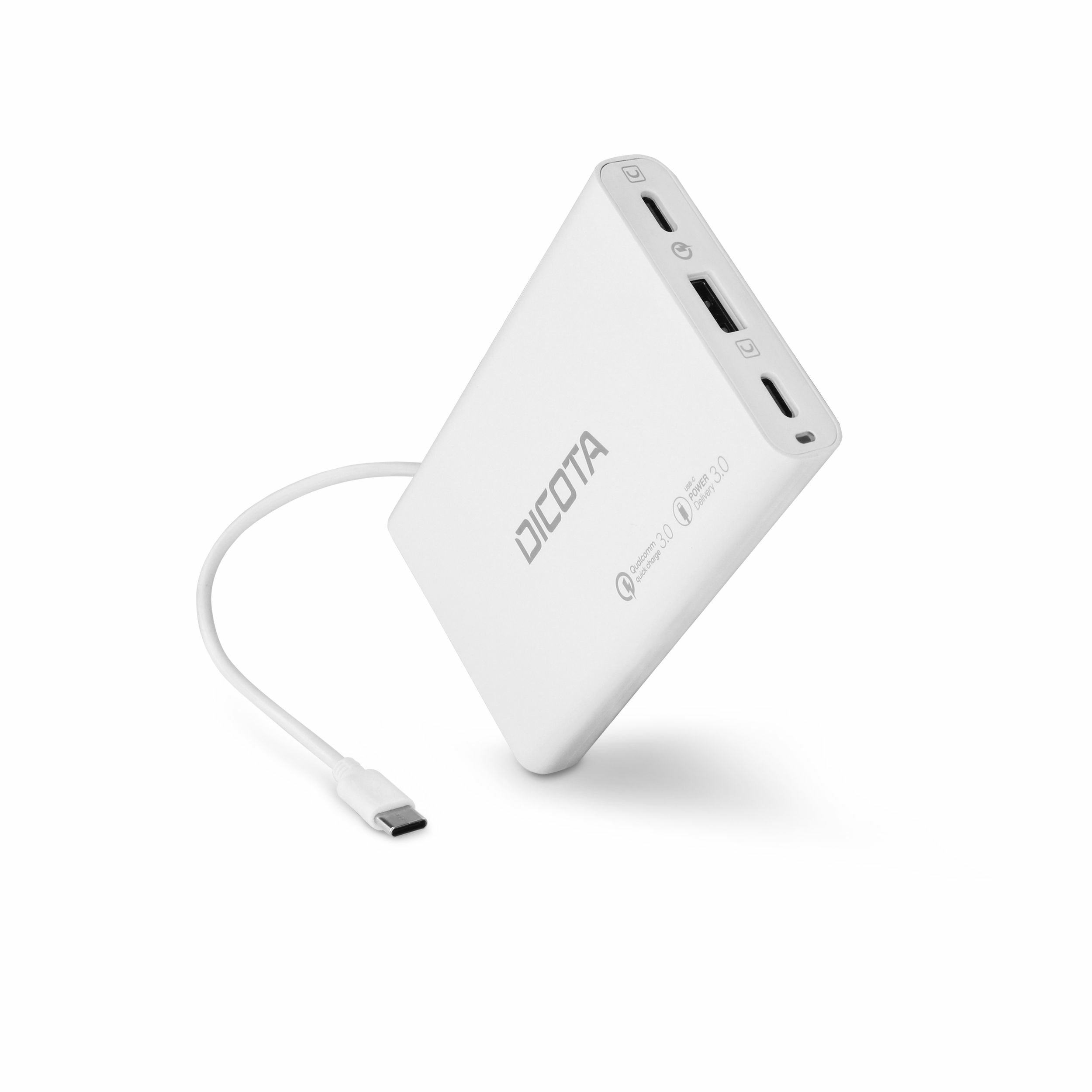 Dicota Desktop 3-Port Charger 65W white, Ansicht 3