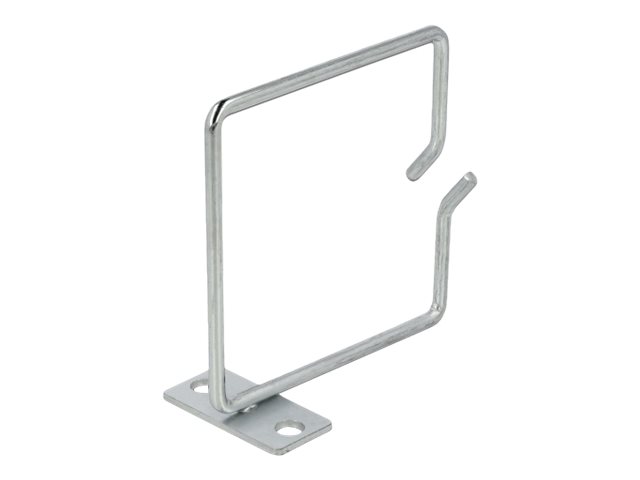 Delock Cable bracket 80 x 80 mm with laterally offset mounting plate metal
