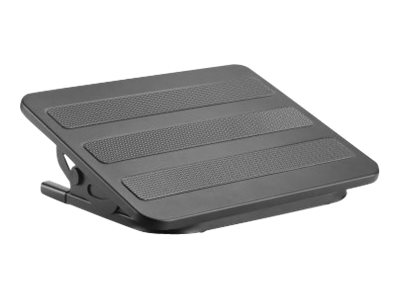 Manhattan Foot Rest, Under-Desk Comfort and Productivity Enhancer, Tilts 300 x 380mm, Rubberised Surface, Black, Ansicht 5