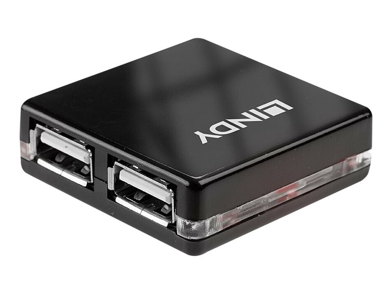 Lindy 4 Port USB 2.0 Mini Hub - Hub - 4 x USB 2.0, Ansicht 4