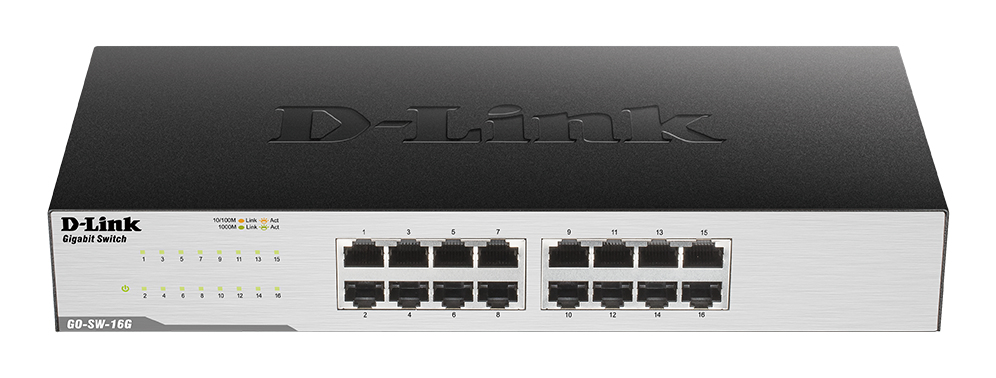 D-Link GO-SW-16G - Switch - unmanaged - 16 x 10/100/1000, Ansicht 2