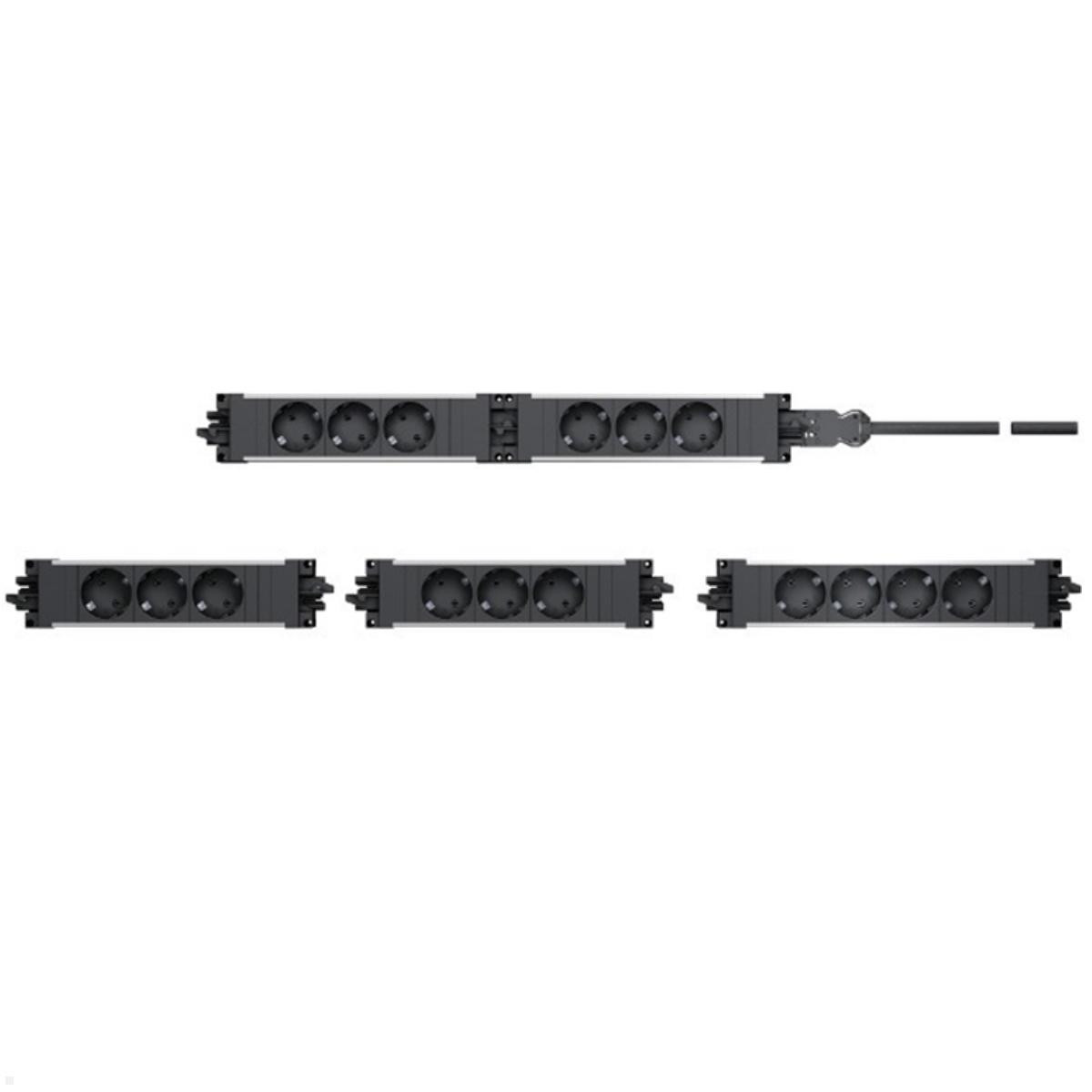 Bachmann Steckdosenleiste STEP ALU 3XCEE7/3 RTGST18I3, Ansicht 4