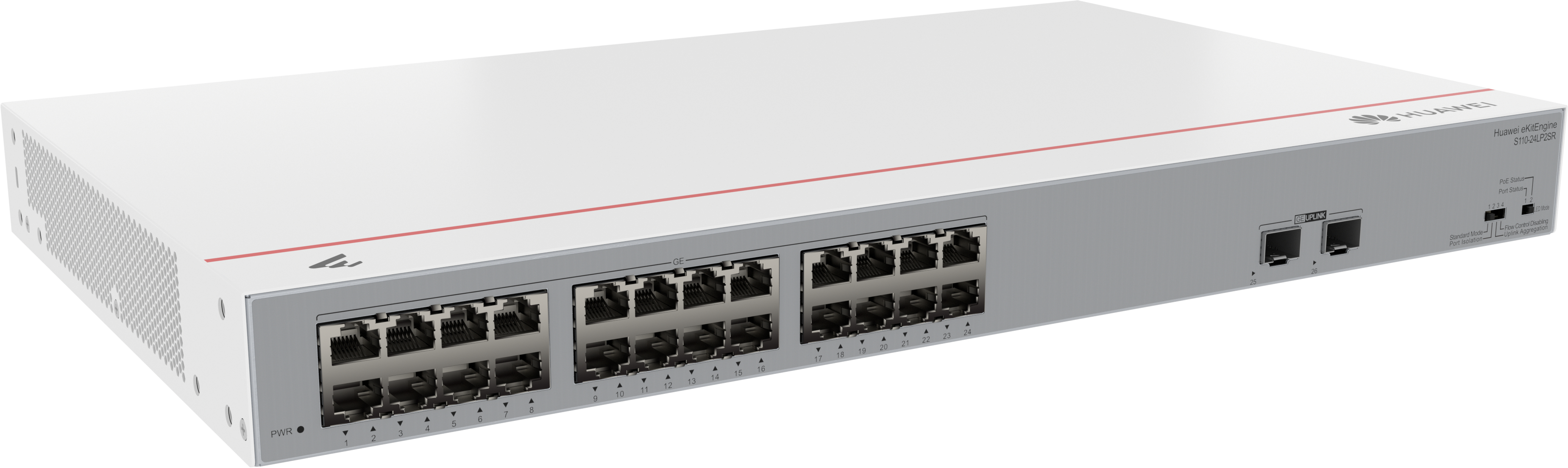 Huawei eKitEngine S110-24LP2SR - Switch - 24 x 10/100/1000 (PoE+), Ansicht 3