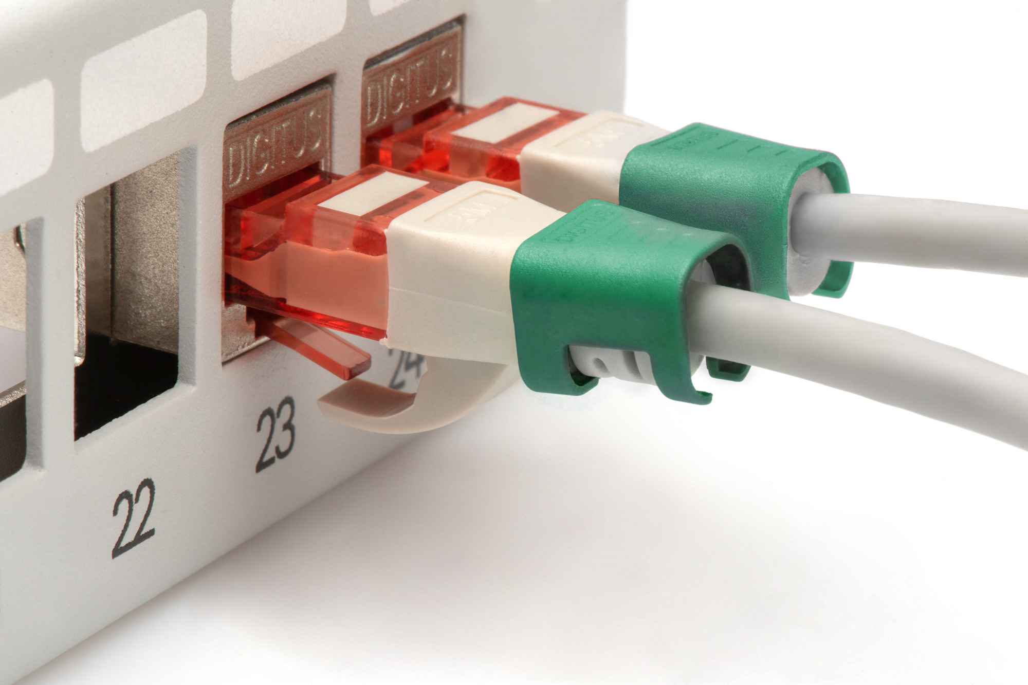 DIGITUS Farbclips für Patchkabel - Grün, Ansicht 4