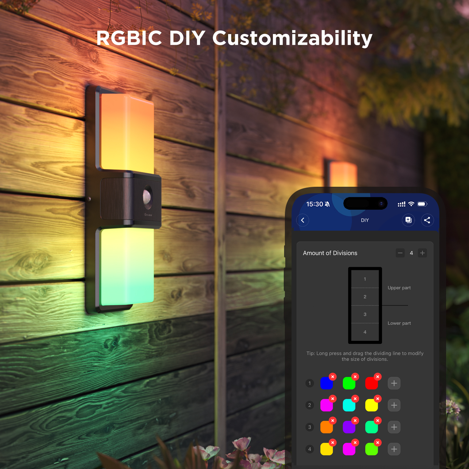 Govee Outdoor Wandleuchte Smart Wall light, Ansicht 2