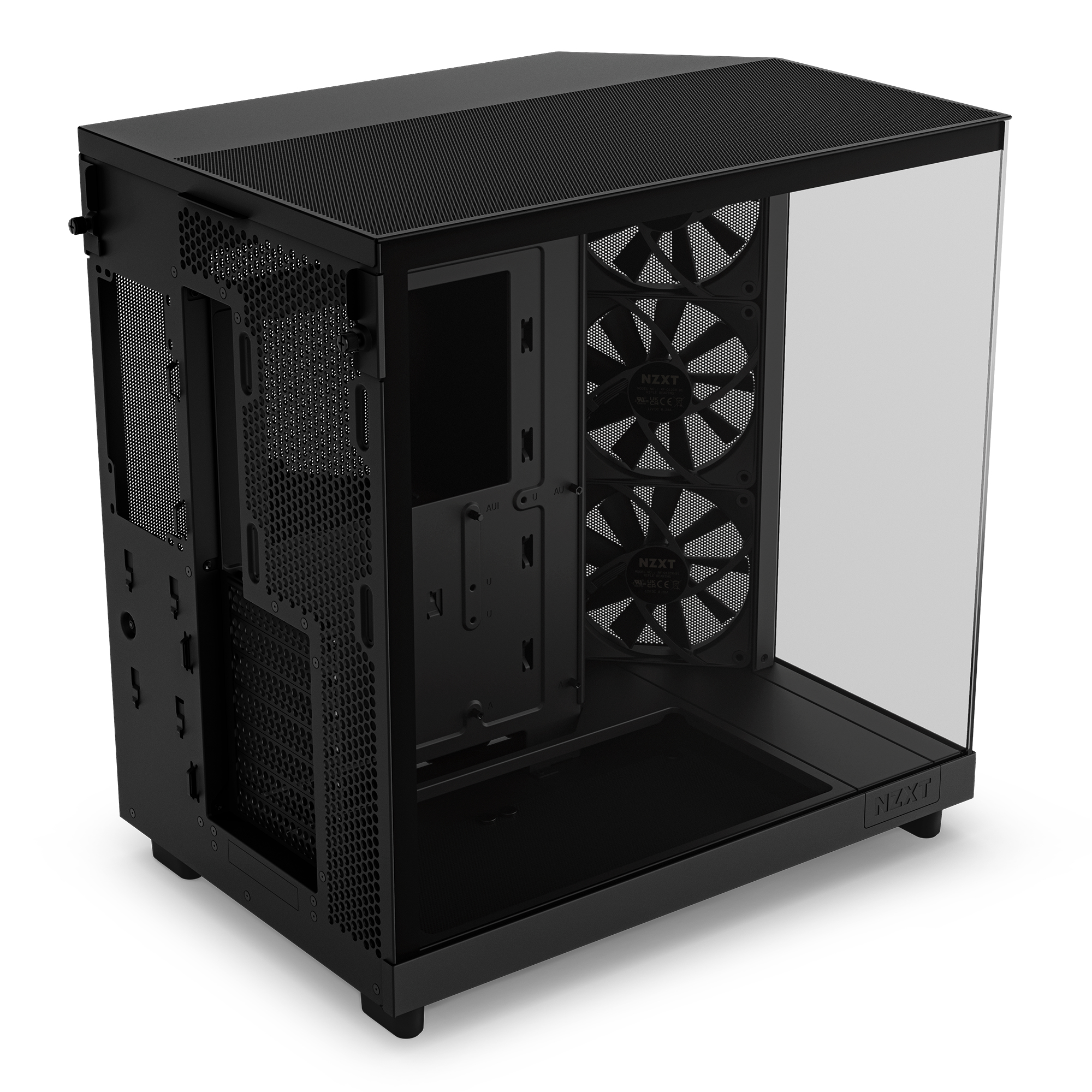 NZXT H6 Flow Compact Dual Chamber Case Matt, Ansicht 3