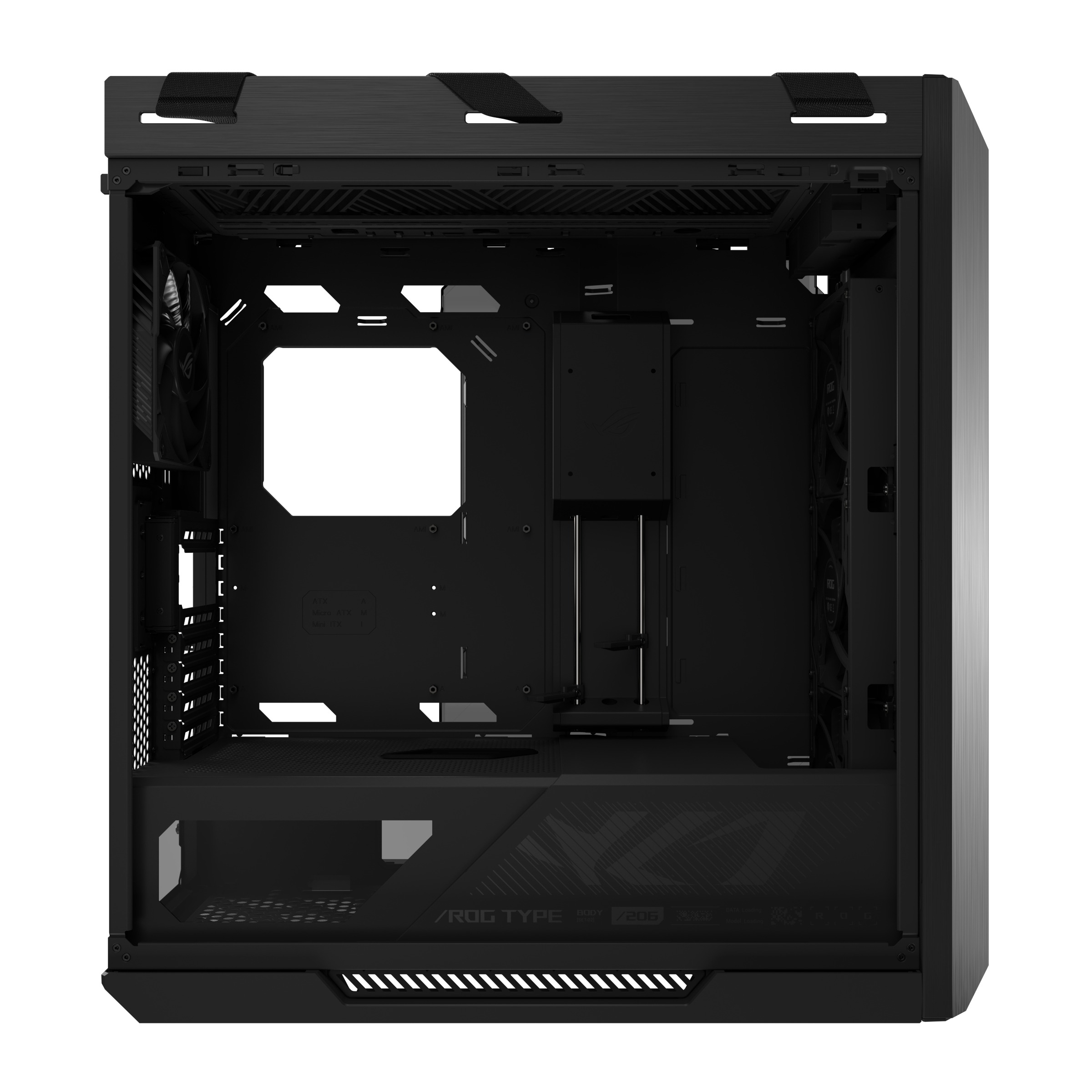 ASUS ROG Strix Helios II - Mid tower - E-ATX - Seitenteil mit Fenster (gehärtetes Glas), Ansicht 3