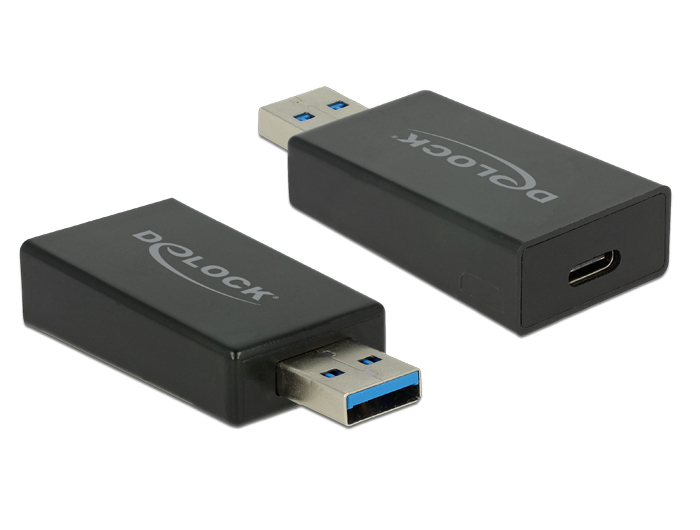 Delock USB-C adapter Sort
