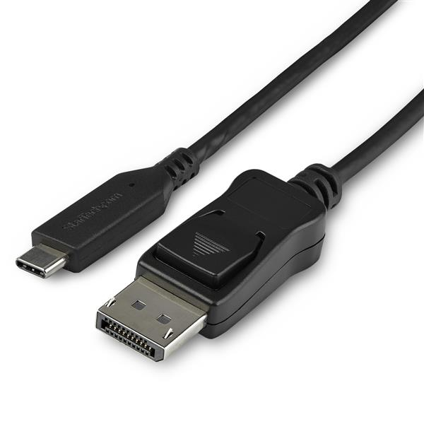 StarTech.com CDP2DP141MB, 1 m, DisplayPort, USB Typ-C, Männlich, Männlich, Gerade