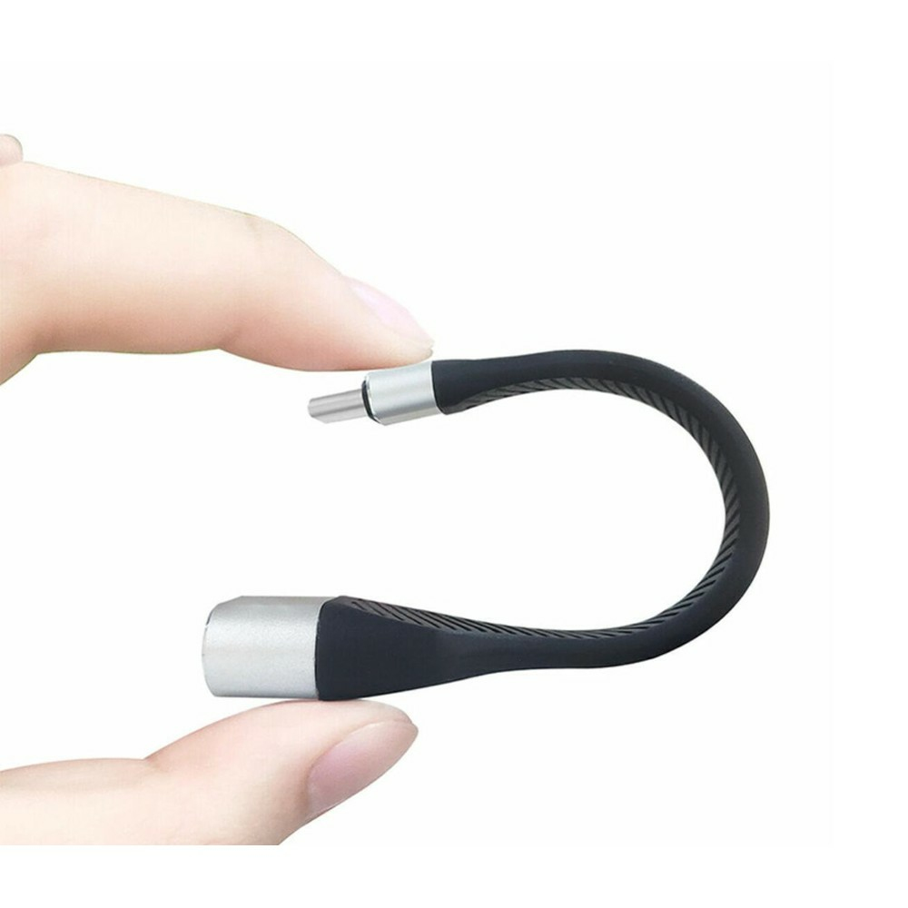 Techly USB-C Stecker zu Displayport Buchse kurz flaches FPC Kabel, Ansicht 3