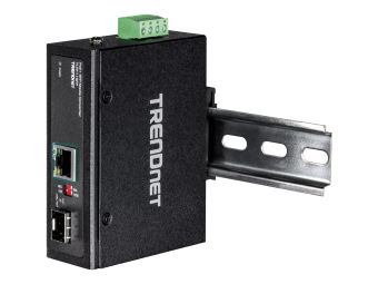 TRENDnet TI-PF11SFP - Medienkonverter - GigE - 10Base-T 100Base-TX 1000Base-T - RJ-45  SFP (mini-GBIC)