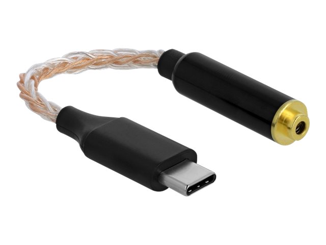 Delock Audio-Adapter - 24 pin USB-C männlich zu Stereo Mikro-Stecker weiblich
