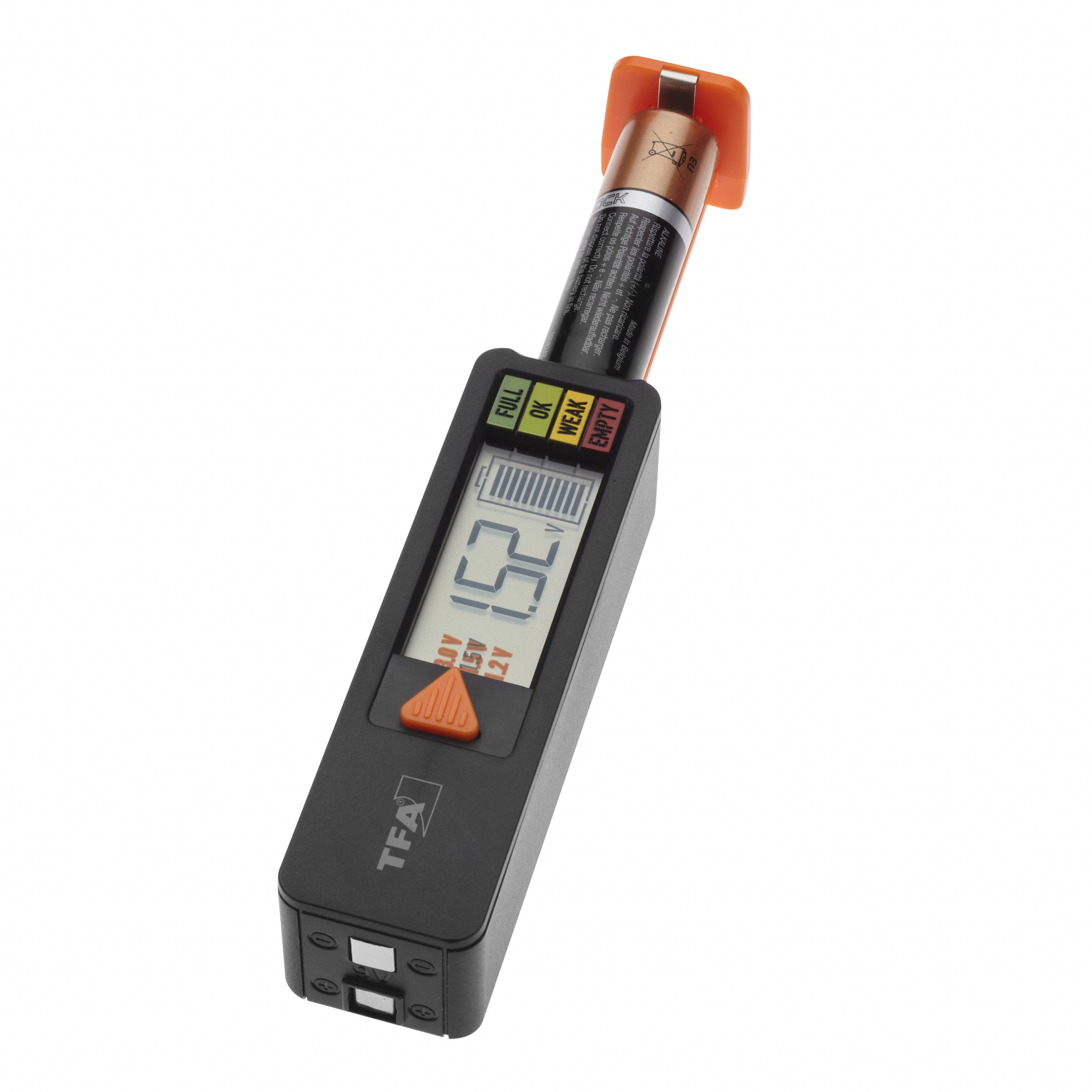 TFA 98.1126.01 - 1.5v - 9v - A - AA - AAA - C - D - Kunststoff - Schwarz, Ansicht 3
