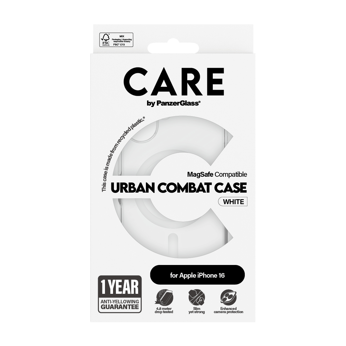 PanzerGlass CARE by PanzerGlass Urban Combat - Hintere Abdeckung für Mobiltelefon - kompatibel mit MagSafe, Ansicht 4