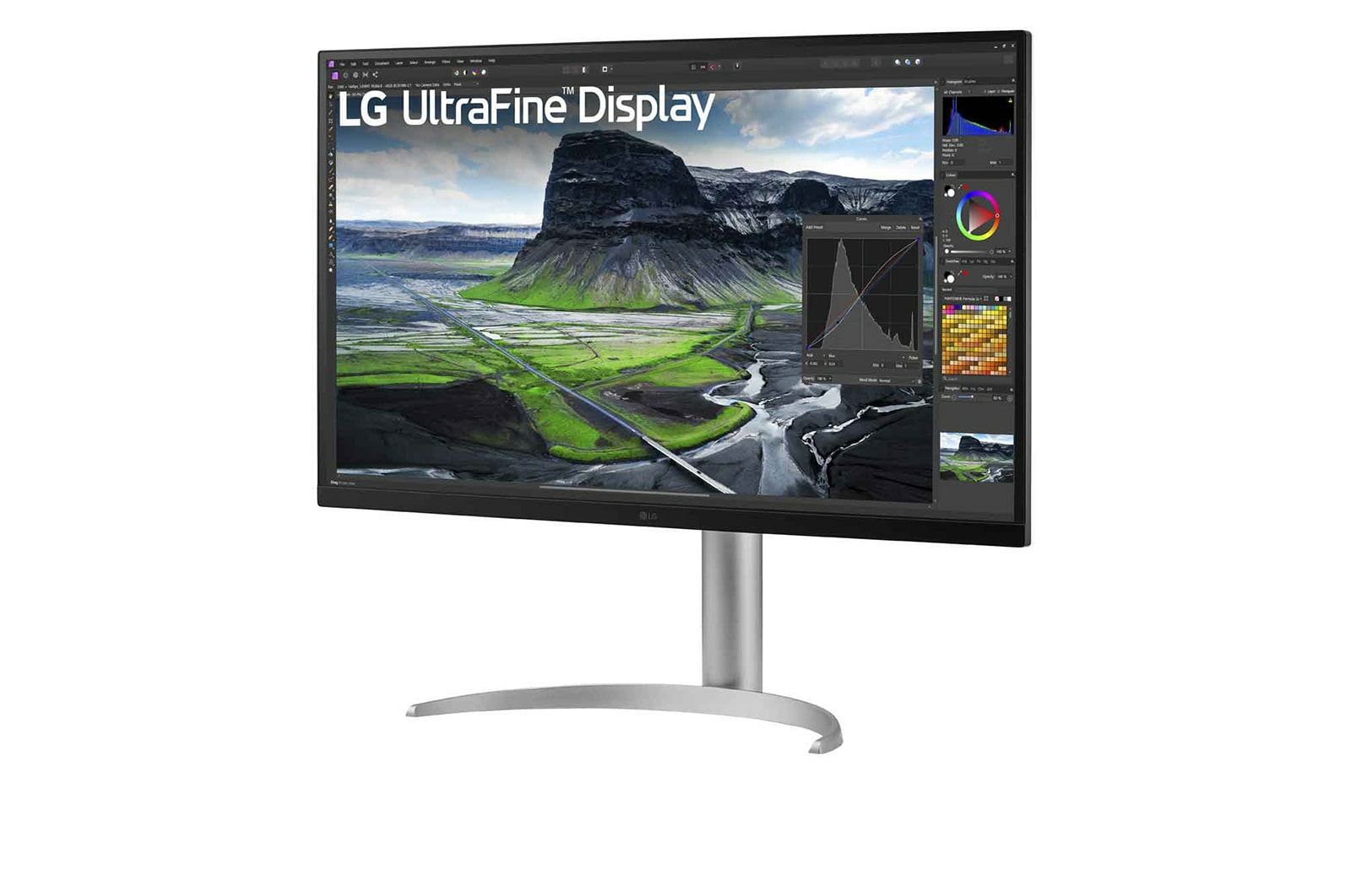 LG Dis 32 LG 32UQ850V-W UltraHD, Ansicht 2