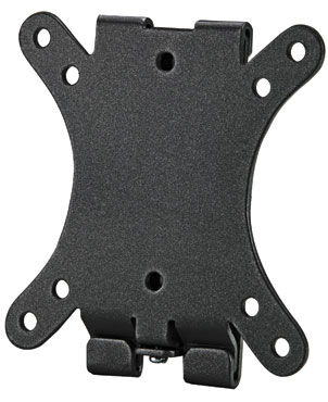Ergotron Neo-Flex - Befestigungskit (Wandplatte, VESA-Adapter) - Ultra Light Duty - für Flachbildschirm - Schwarz, Ansicht 3