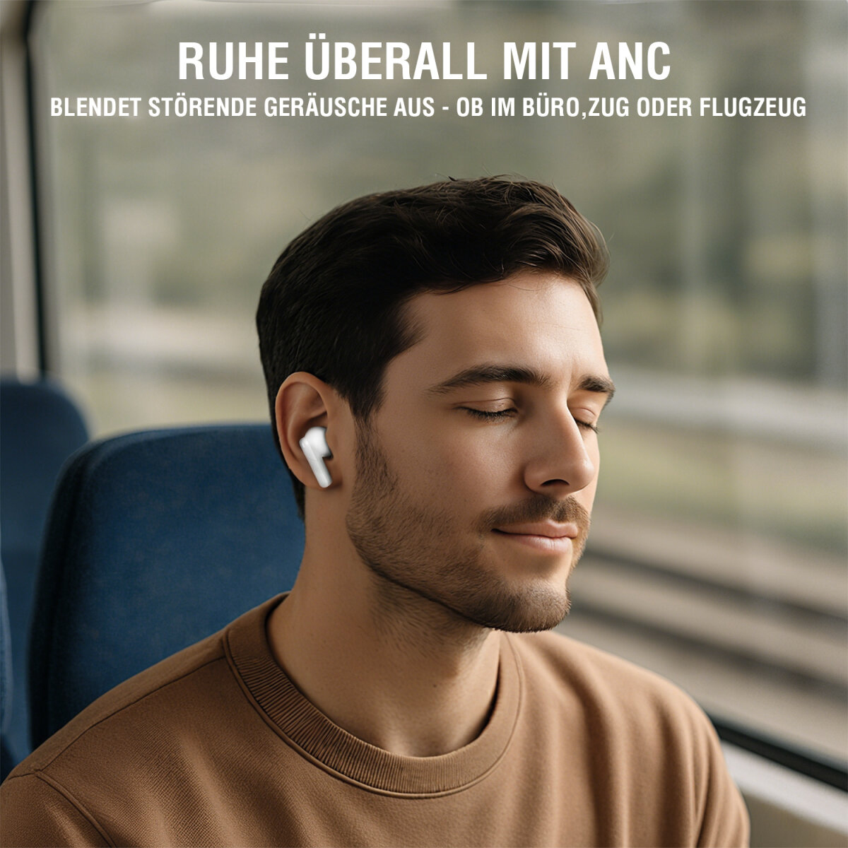 4smarts Wireless Headset SkyBuds Pro ANC weiß - Headset - Kabellos, Ansicht 2