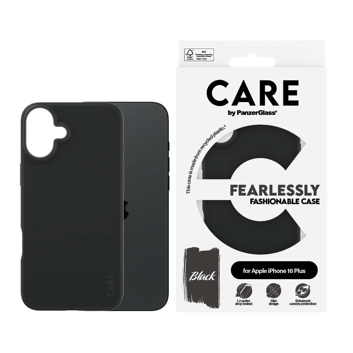 PanzerGlass CARE by PanzerGlass - Hintere Abdeckung für Mobiltelefon - Thermoplastisches Polyurethan (TPU), Ansicht 3