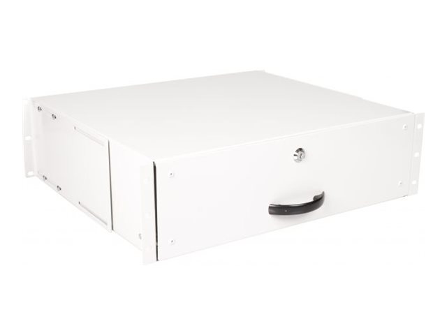 Equip Rack-Schublade - verriegelbar - Hellgrau, RAL 7035 - 3U - 48.3 cm (19")