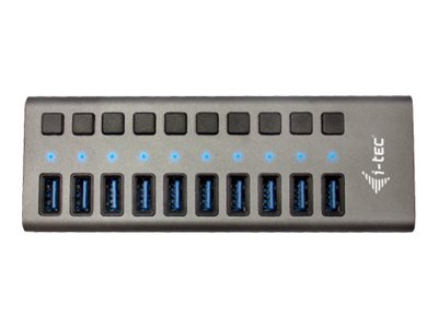 i-tec USB 3.0 Charging HUB 10 port + Power Adapter 48 W, Ansicht 4