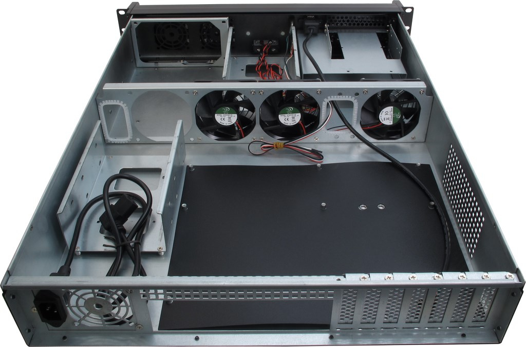 Inter-Tech IPC 2U-2098-SL - Rack-Montage - 2U - ATX - ohne Netzteil (ATX), Ansicht 2