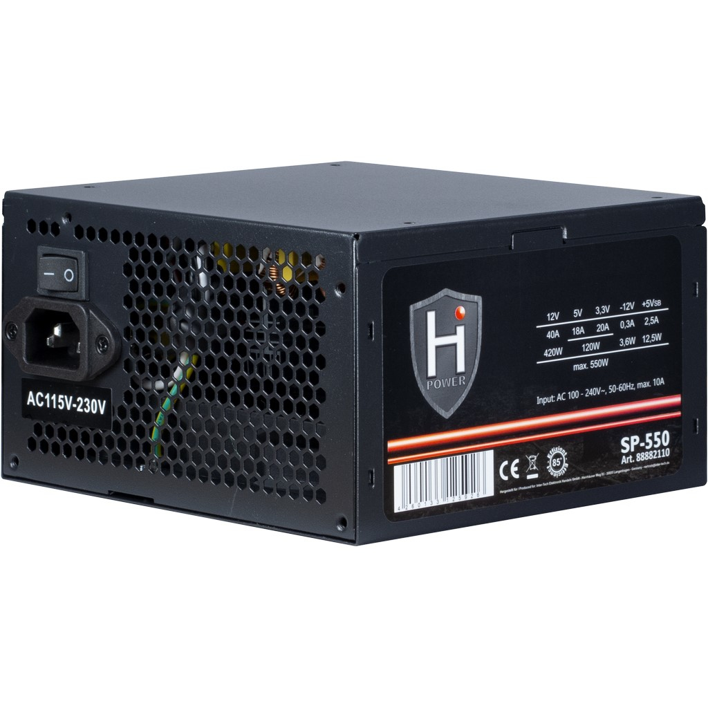 Inter-Tech HiPower SP-550 - Netzteil (intern) - ATX12V 2.4, Ansicht 4