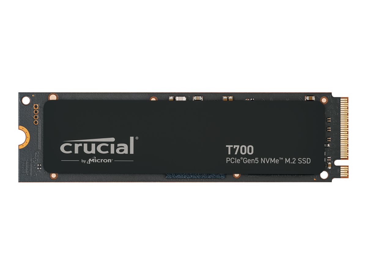 Micron Crucial T700 - SSD - verschlüsselt - 4 TB - intern - PCI Express 5.0 (NVMe)