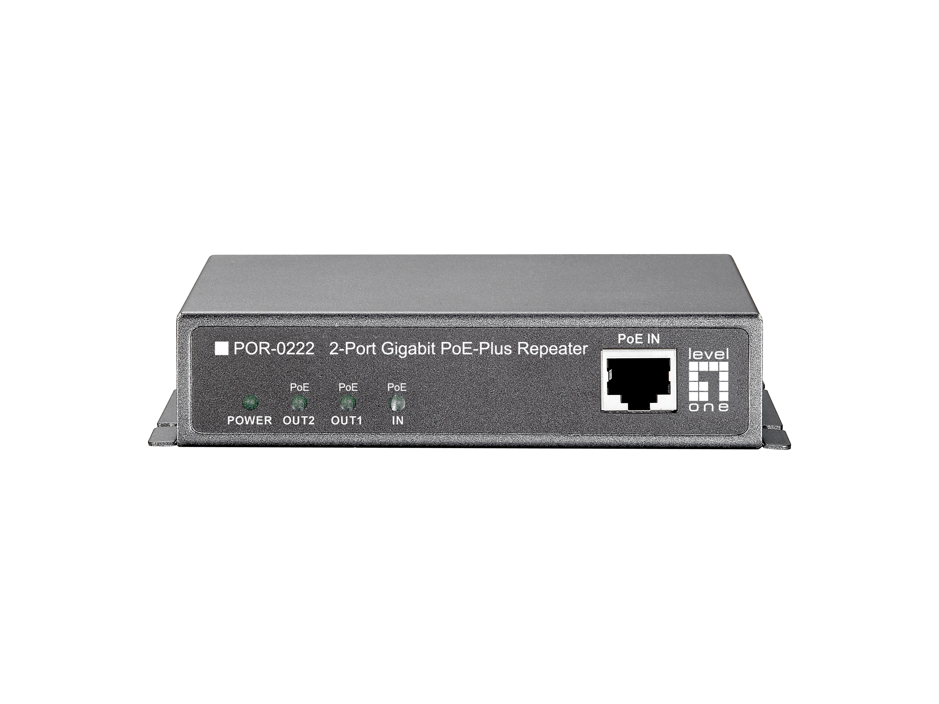 LevelOne POR-0222 - Repeater - 1GbE - 10Base-T, 100Base-TX, 1000Base-T, Ansicht 3