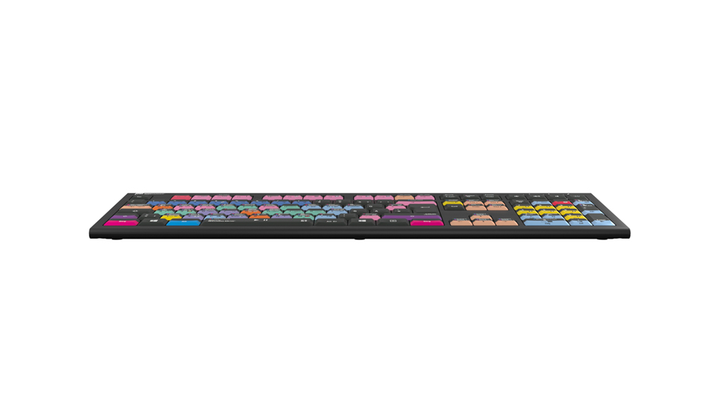 Logickeyboard LKB-PSO3-A2PC-DE - Kabelgebunden - USB - Scherenschalter - LED - Schwarz - TL: Deutsch, QWERTZ, Ansicht 4