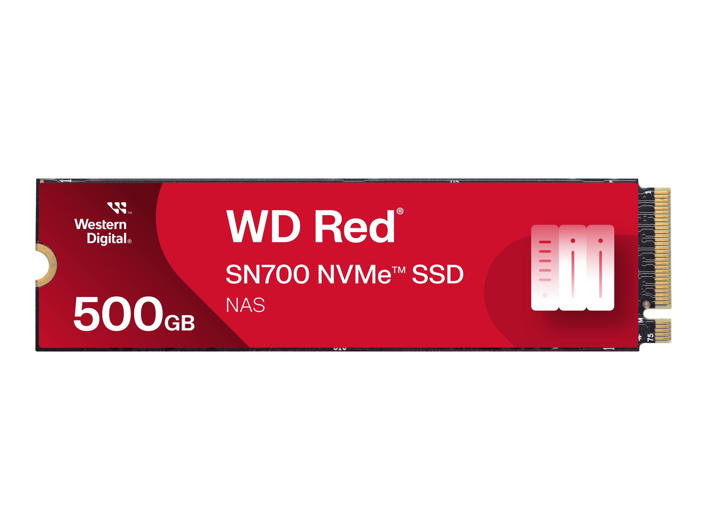 WD Red SN700 WDS500G1R0C - SSD - 500 GB - intern - M.2 2280 - PCIe 3.0 x4 (NVMe), Ansicht 4