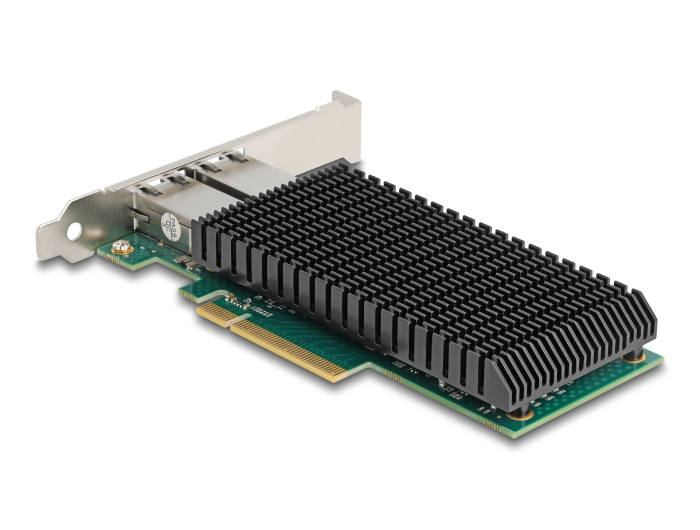Delock PCI Express x8 Netzwerkkarte 10 Gigabit LAN 2 x RJ45 X540 - Netzwerkkarte, Ansicht 2