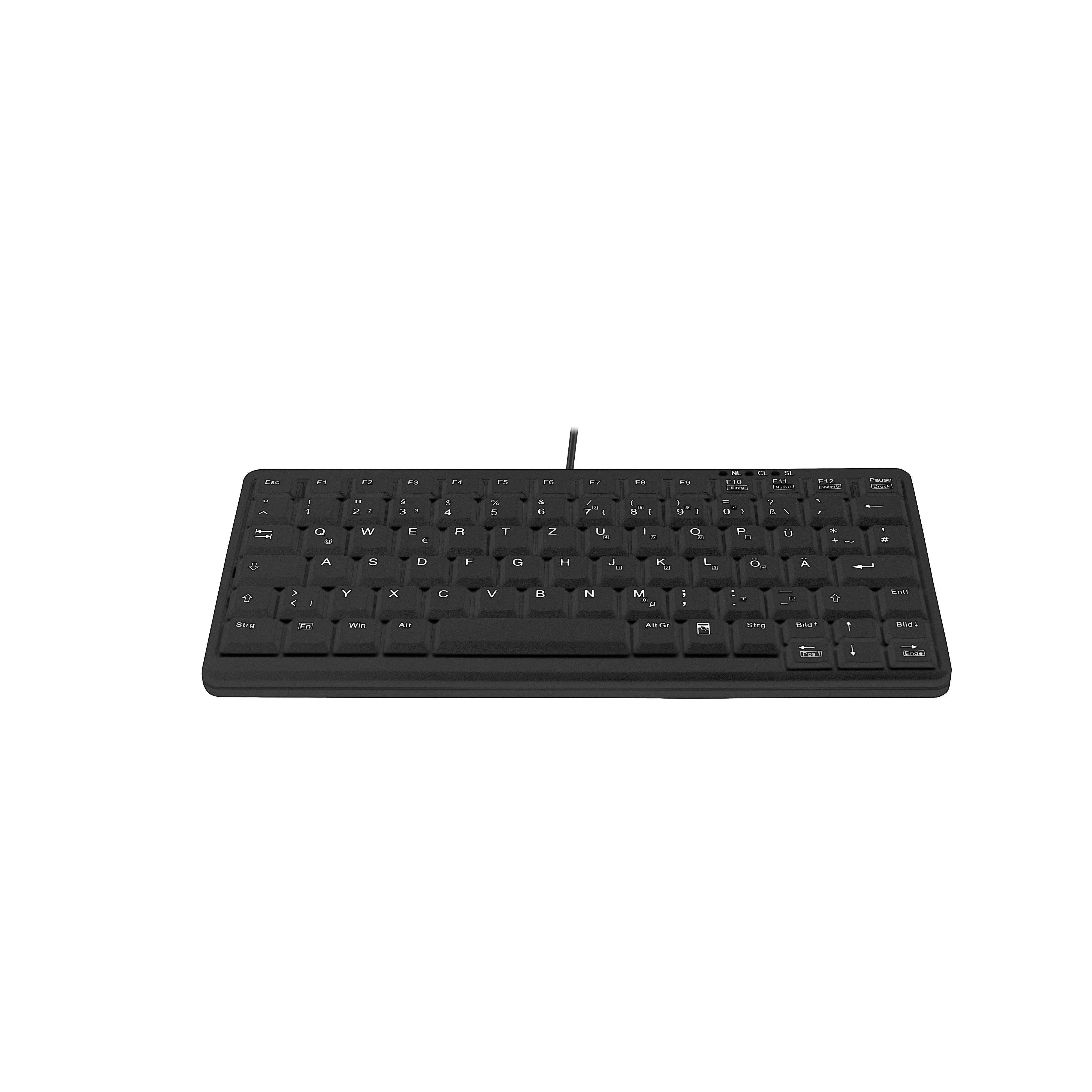 Active Key AK-4100-U - Tastatur - USB - TL: Deutsch, QWERTZ, Ansicht 4