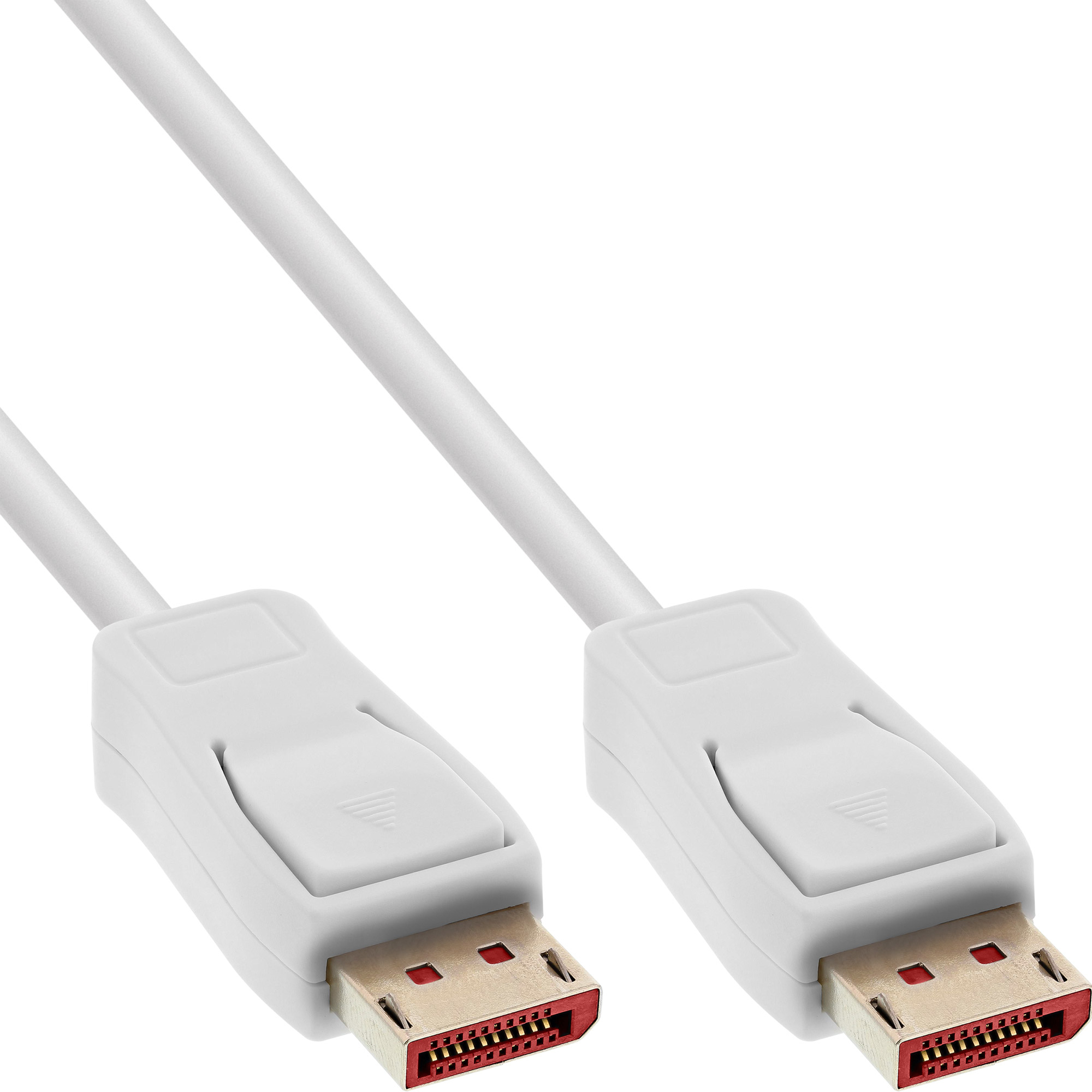 InLine DisplayPort 1.4 Kabel - 8K - weiß - vergoldete Kontakte - 5m Image