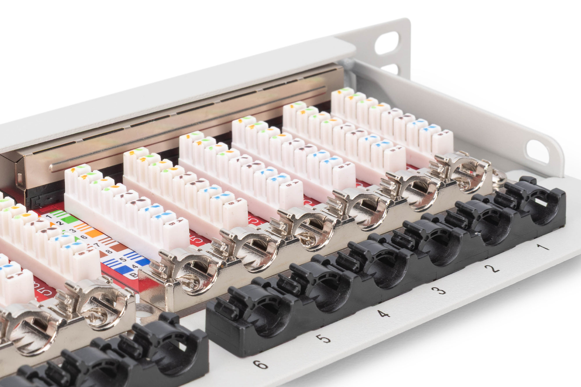 DIGITUS CAT 6A, Klasse EA High Density Patch Panel, geschirmt, Ansicht 3