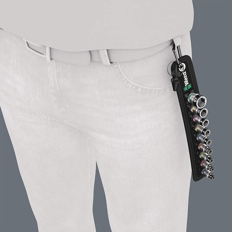 Wera A 1 Zyklop - Knarre - 10 Stücke - 1/4", Ansicht 3
