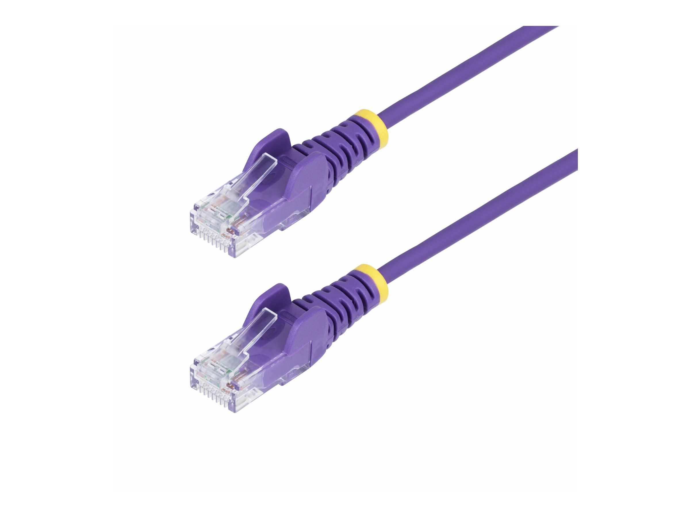 StarTech.com 2.5m Purple Slim CAT6 Ethernet Cable, Snagless, 28AWG, LSZH - Patch-Kabel - RJ-45 (M)