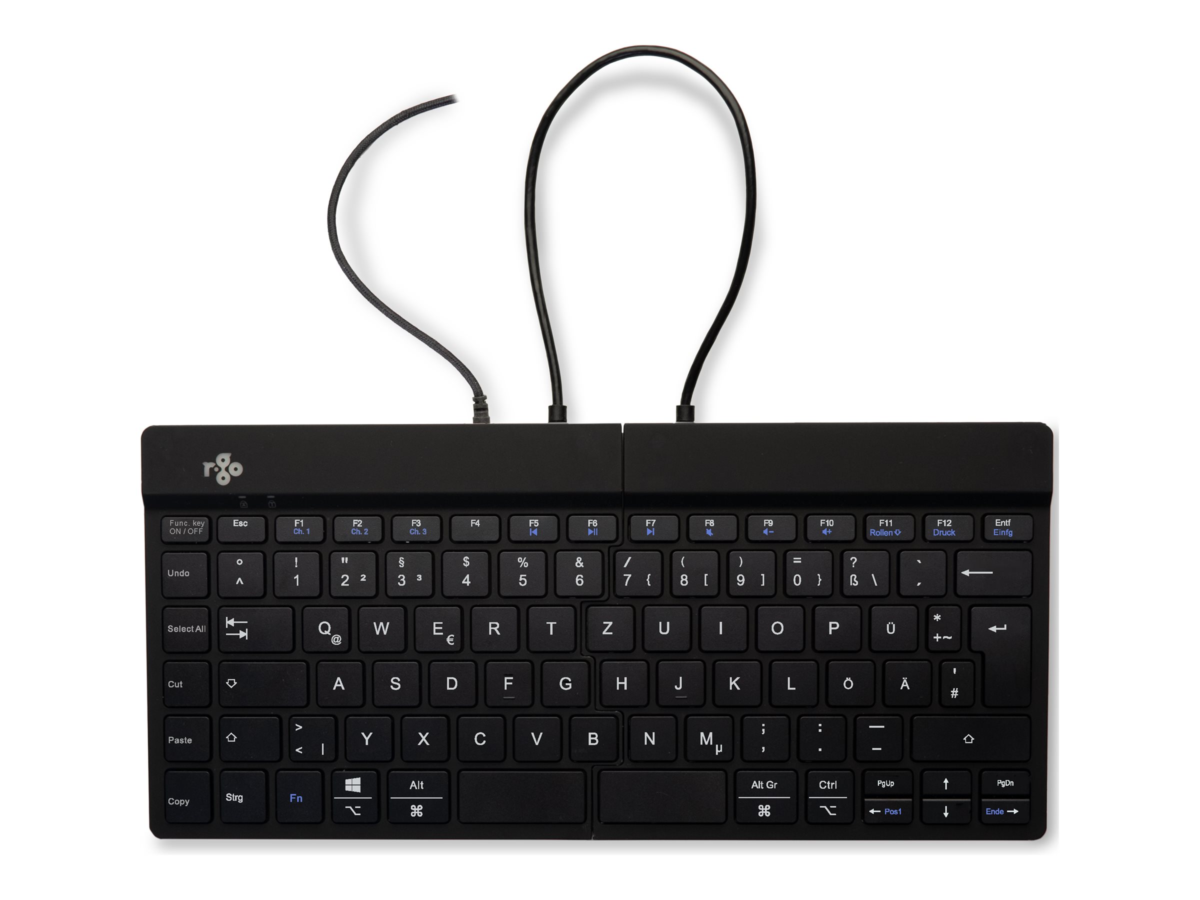 R-Go Split Ergonomische Tastatur - TL: Deutsch, QWERTZ, Ansicht 4
