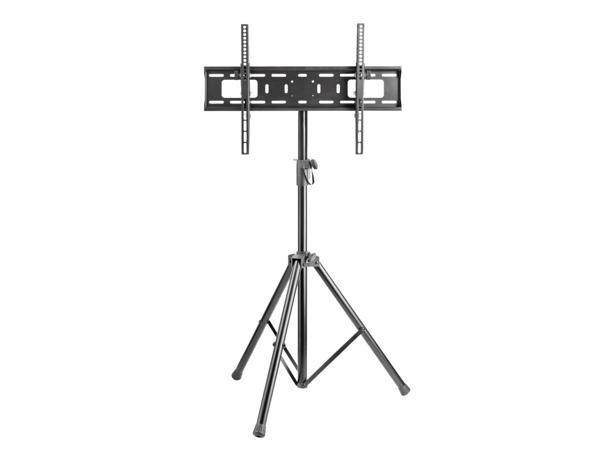 Techly Aufstellung - Stativ - für Flachbildschirm - Kunststoff, Stahl - Schwarz - Bildschirmgröße: 94-177.8 cm (37-70), Ansicht 3