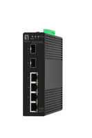 LevelOne Switch 6x GE IGS-2106 2xSFP 4xRJ45 schwarz