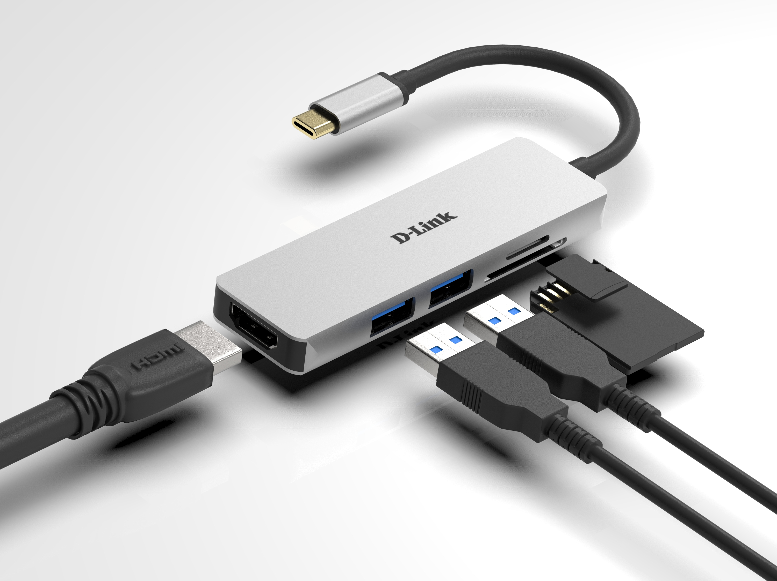 D-Link DUB-M530 - Dockingstation - USB-C / Thunderbolt 3, Ansicht 3