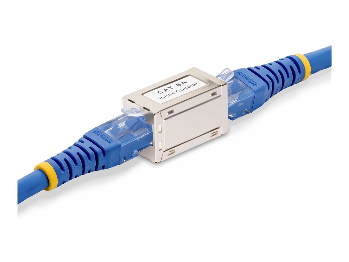 StarTech.com Shielded RJ45 Coupler, Inline Cat6a Coupler, F/F - Netzwerkkoppler - RJ-45 (W), Ansicht 2