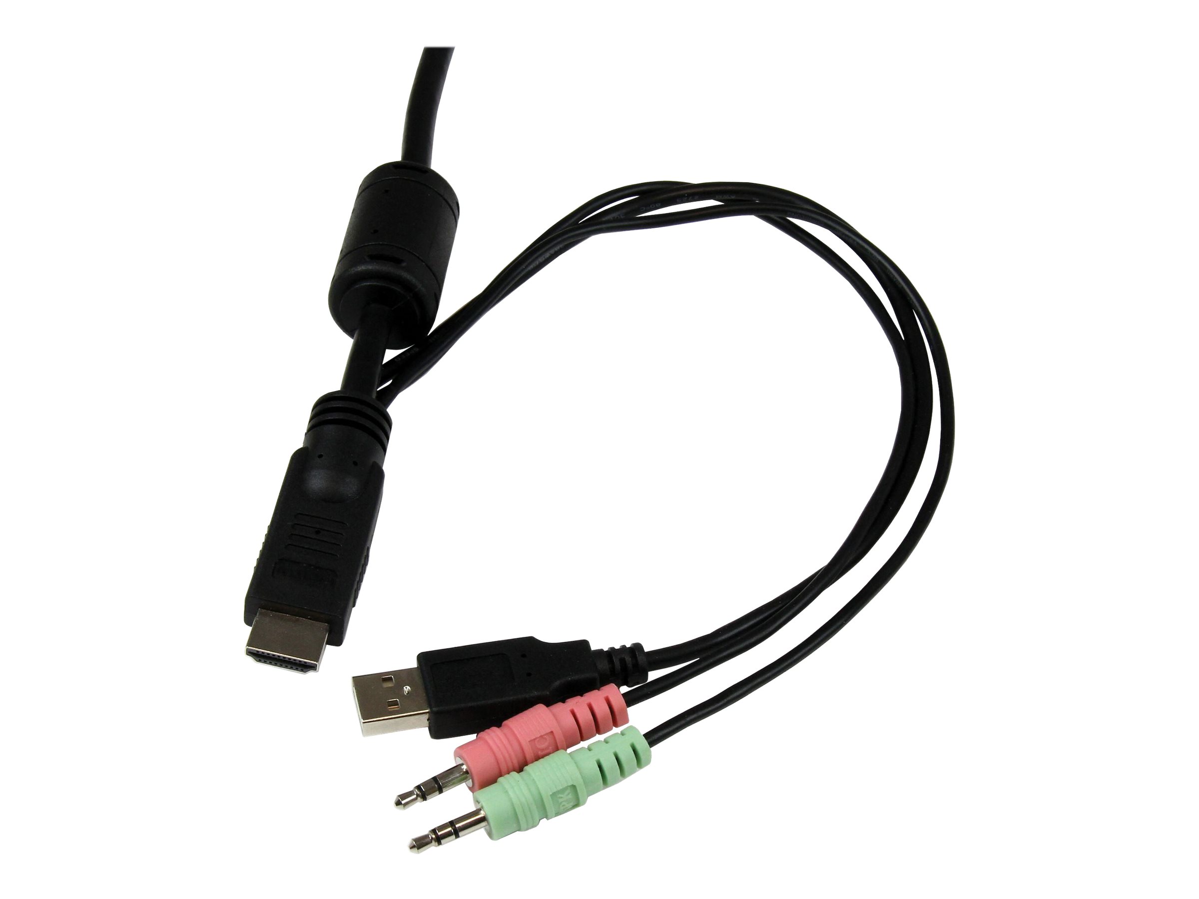 StarTech.com 2 Port USB HDMI KVM Switch mit Audio und Fernschalter