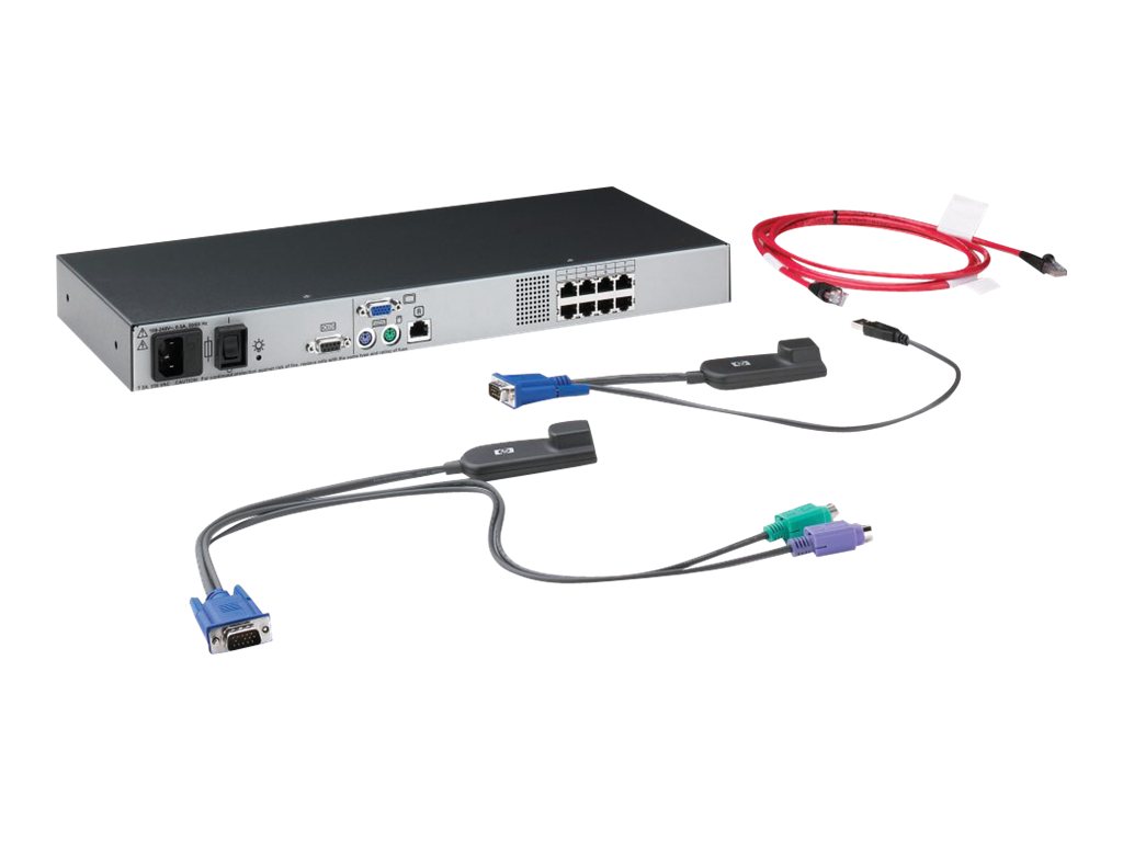 HP 0x2x16 KVM Server Console Switch CAT5 (336045-B21) - REFURB