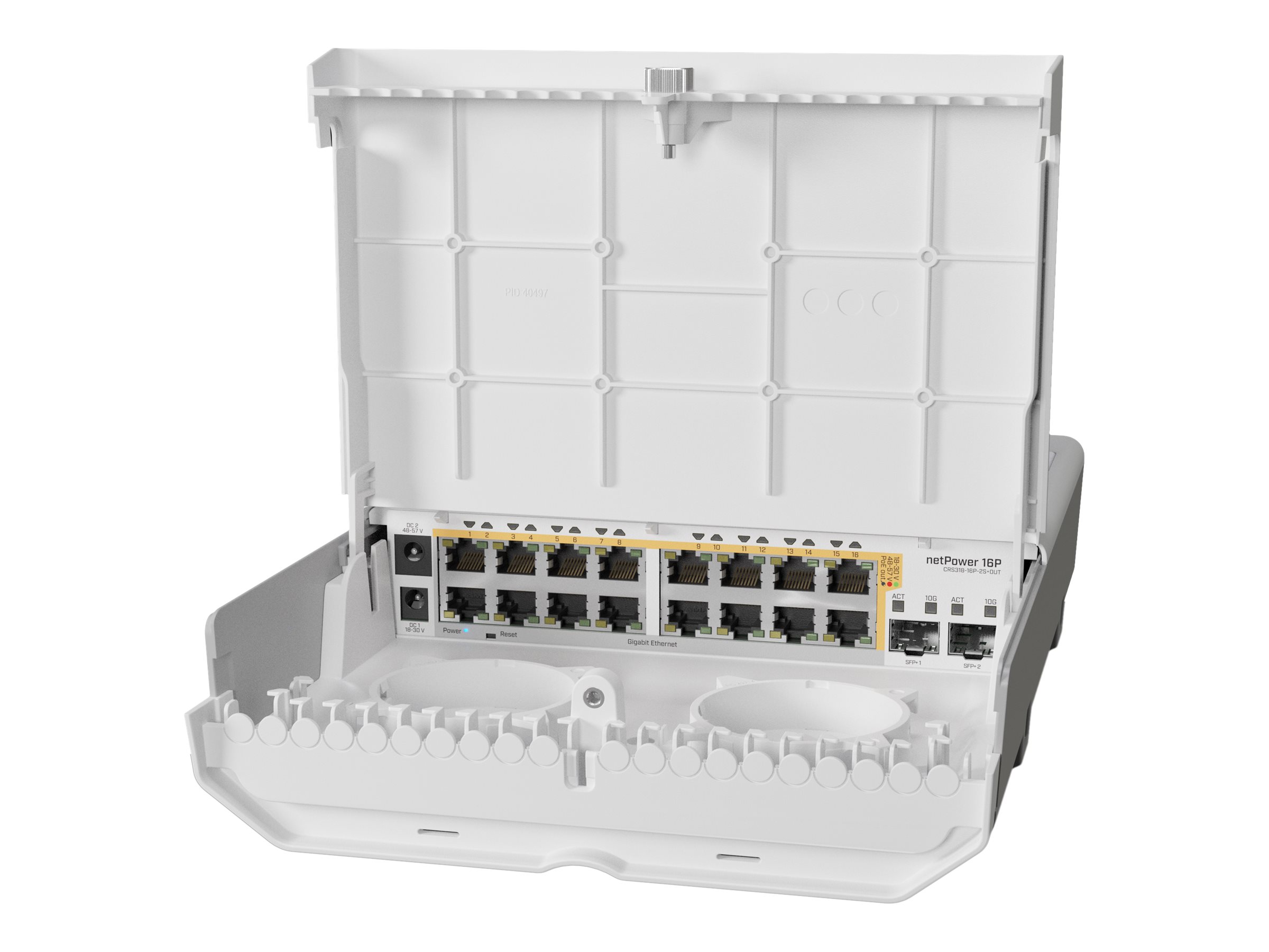 MikroTik netPower 16P - Switch - 16 x 10/100/1000 (PoE+), Ansicht 4