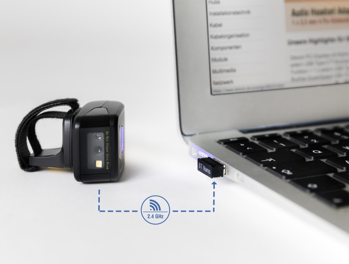 Delock Barcode-Scanner - tragbar - 100 Scans/Sek., Ansicht 3
