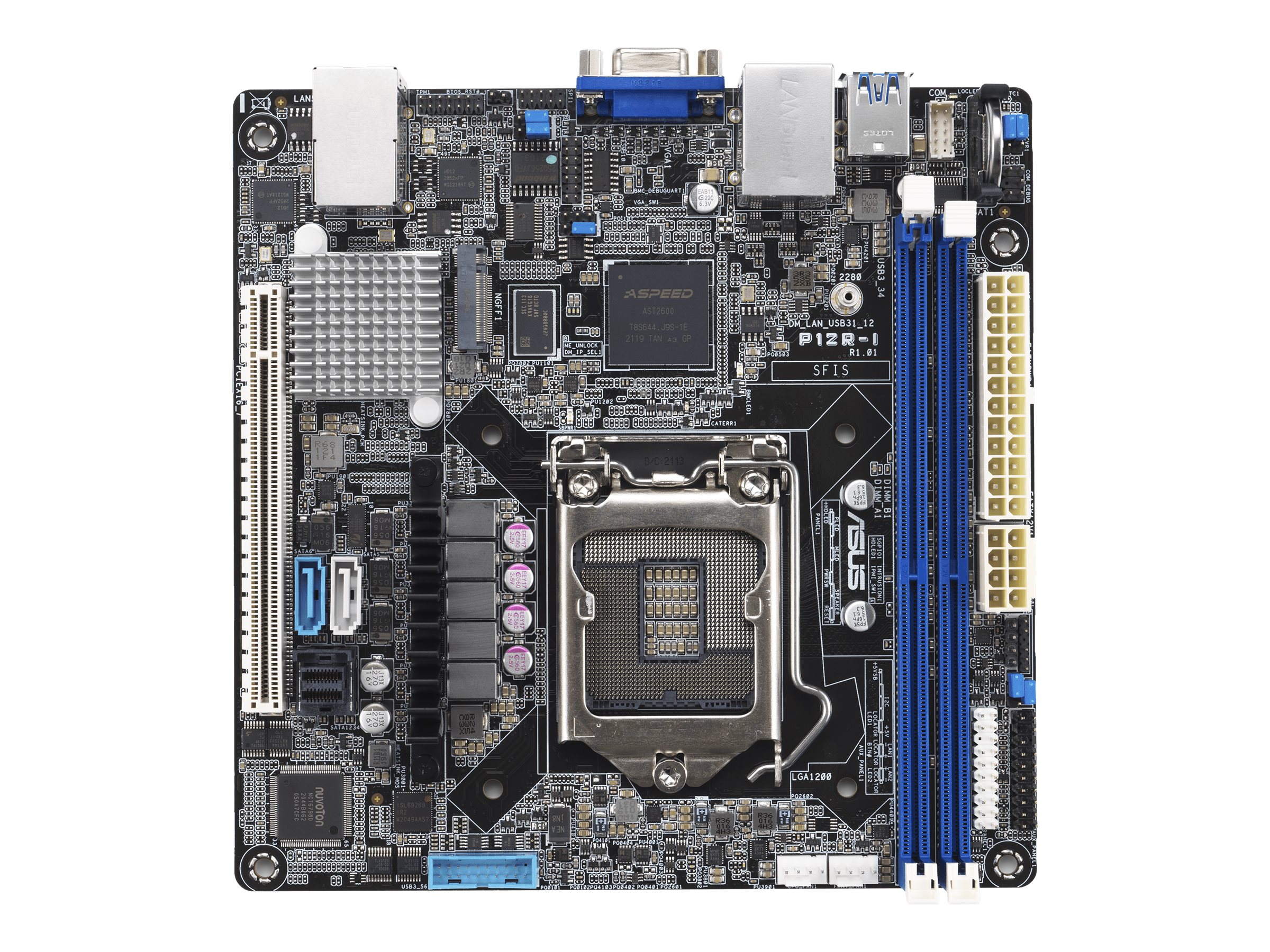 ASUS P12R-I - Motherboard - Mini-ITX - LGA1200-Sockel