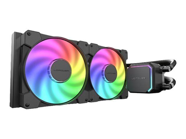 LC-Power JetFlow - Prozessor-Flüssigkeitskühlsystem - Kühlergröße: 280 mm - (für: LGA1150, LGA1151, LGA1155, LGA1156, LGA1200, LGA1366, LGA1700, LGA2011, LGA2011-3, LGA2066, FM1, FM2, Buchse FM3, AM2, AM3, AM4, AM5)