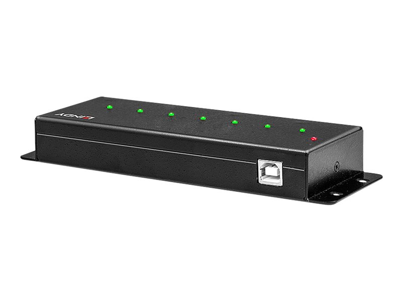 Lindy Industrial USB 2.0 Hub - Hub - 7 x USB 2.0, Ansicht 3